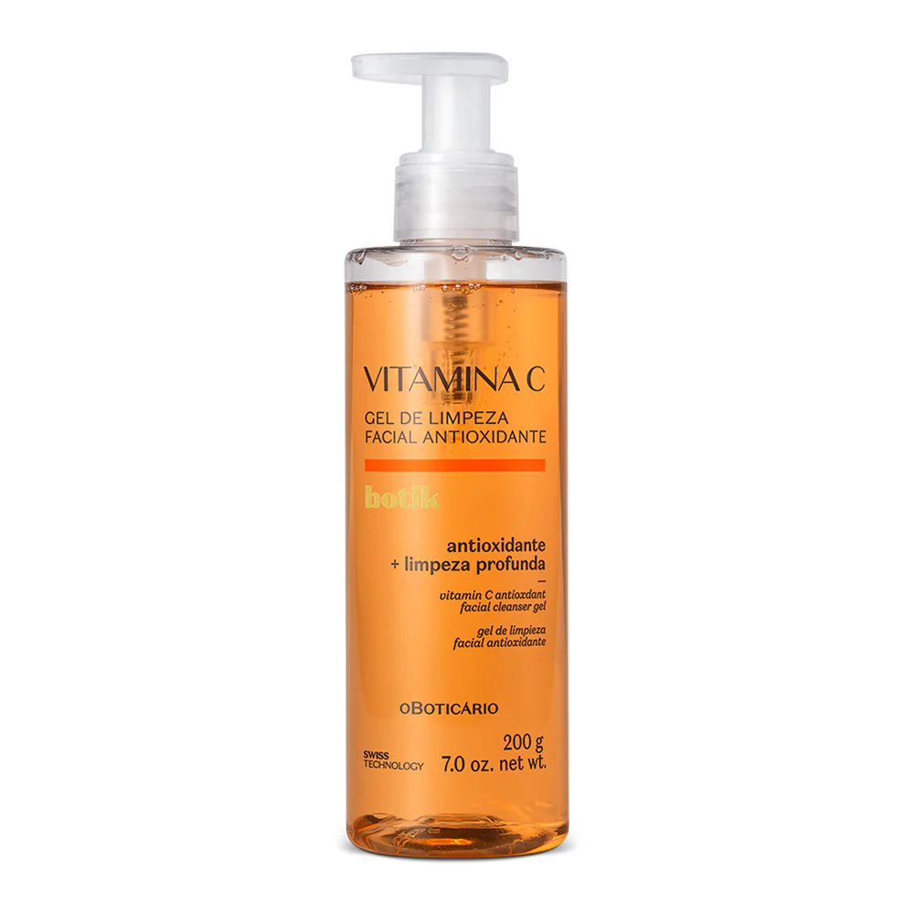 Gel Limpiador Facial Antioxidante Botik Vitamin C, 200g - O Boticário - Skin Experts Pamplona
