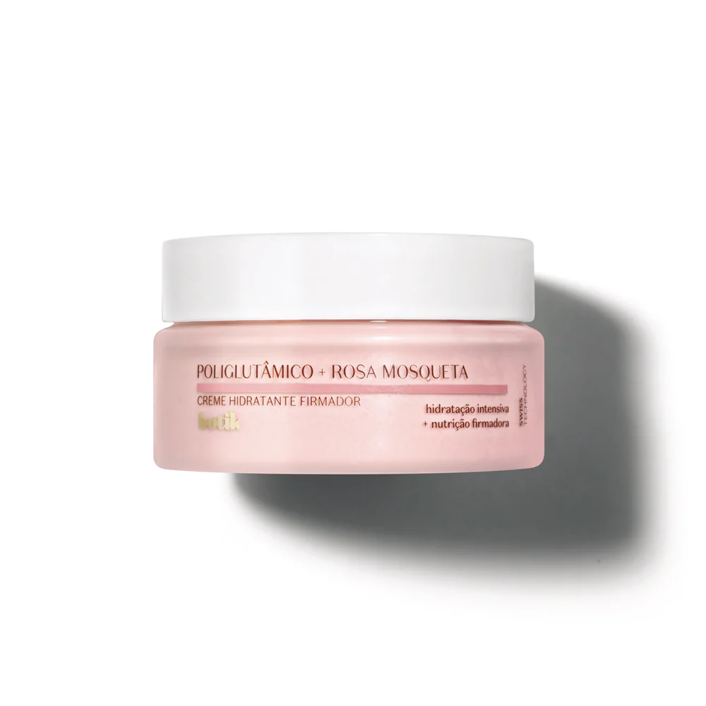 Crema hidratante reafirmante poliglutámica Botik + rosa mosqueta, 50 g - O Boticário - Skin Experts Pamplona