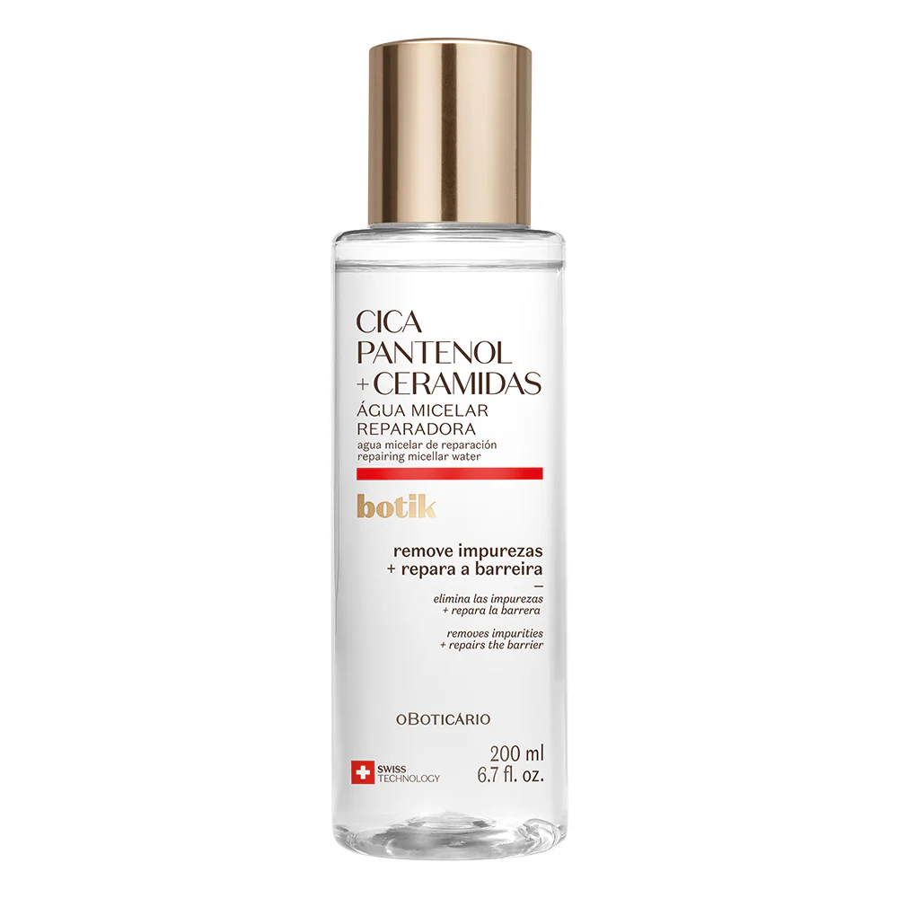 Botik Cica Reparación de agua micelar Pantenol y ceramidas 200 ml - O Boticário - Skin Experts Pamplona