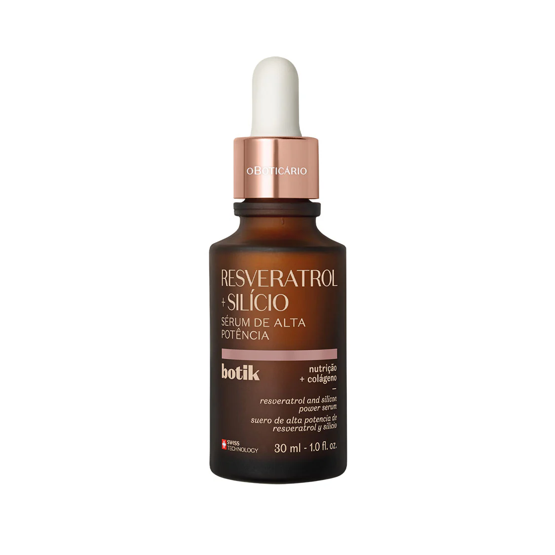 Suero de alta potencia de resveratrol y silicio 30ml Botik - O Boticário - Skin Experts Pamplona