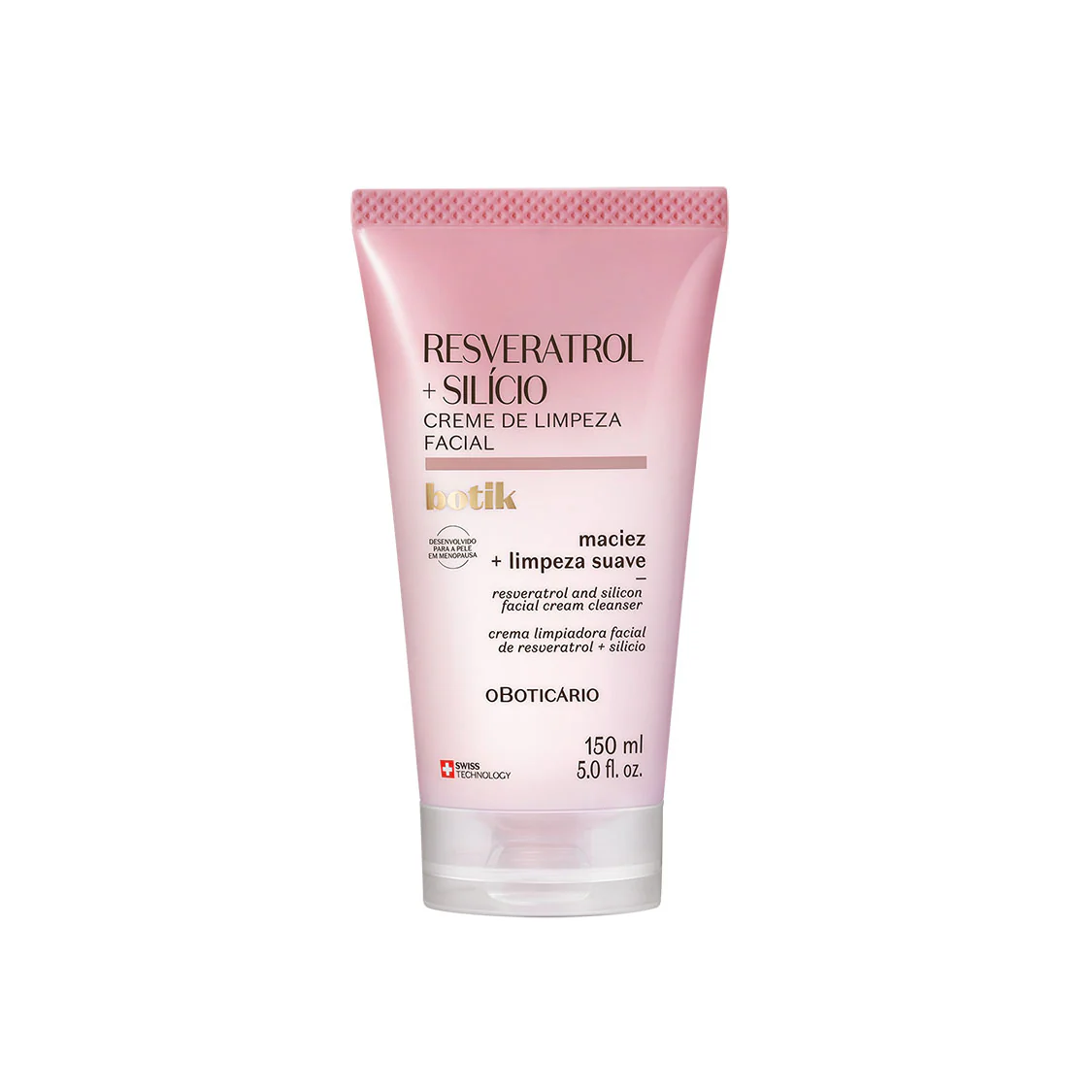 Crema limpiadora facial con resveratrol y silicio 150ml Botik - O Boticário - Skin Experts Pamplona