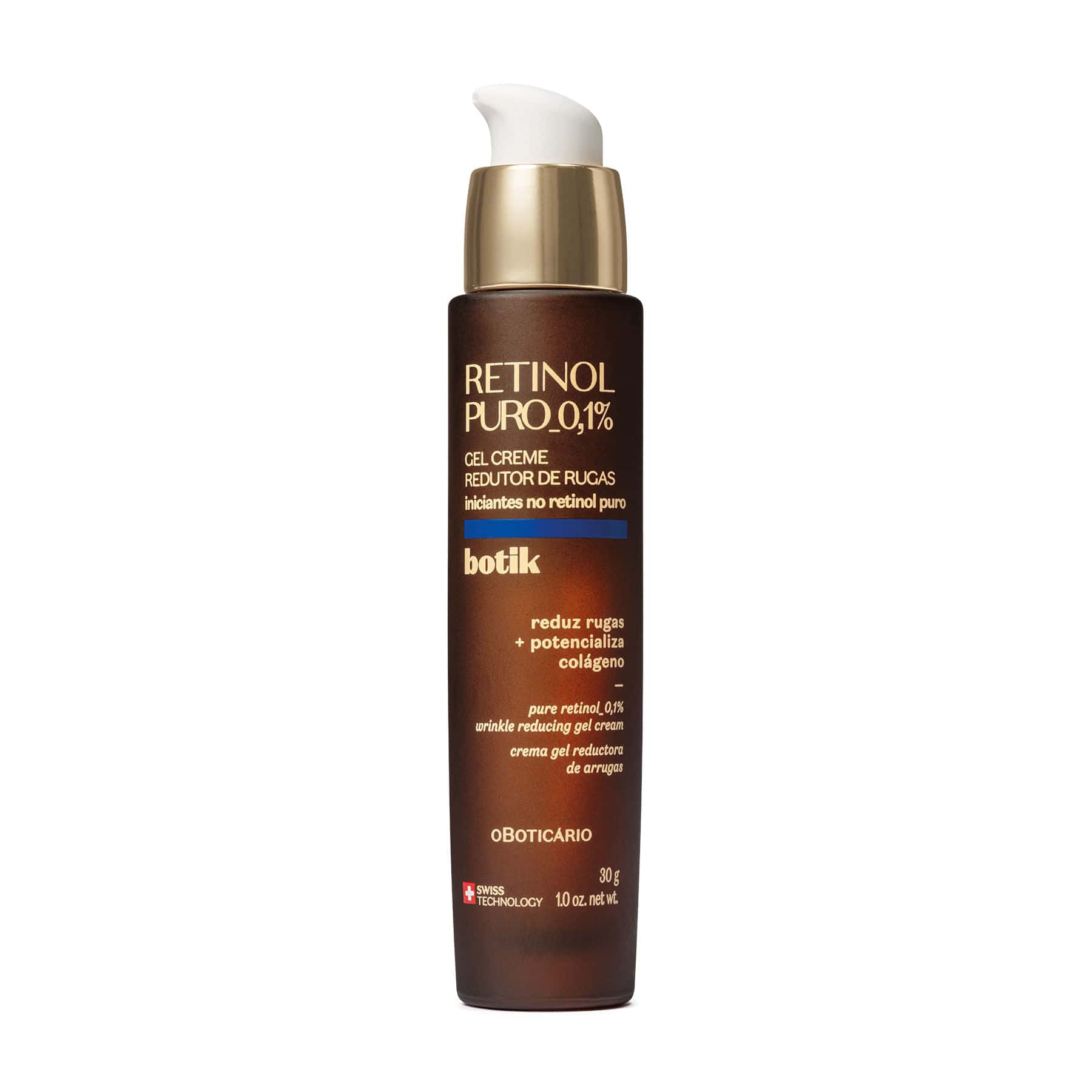 Gel crema reductora de arrugas – Retinol Puro, 30 g Botik - O Boticário - Skin Experts Pamplona